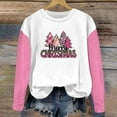 thumbnail image 4 of Uxgjfwu Christmas Sweatshirt for Girls Raglan Sleeve Crewneck Shirts Sweatshirt Kids Long Sleeve Shirts Big Girls Pullover Tops, 4 of 6