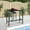 Black-39", variant on LOGYAT Extra Wide Outdoor Bar Table, 46" Patio Counter Height Pub Table with Composite Top, Weatherproof and Rustproof, Black