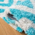 thumbnail image 2 of Safavieh Barcelona Carmella Zigzag Stripes Shag Area Rug, 2 of 7