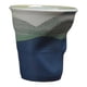 thumbnail image 1 of Taza de café de cerámica moderna, taza de porcelana plisada para el hogar, vajilla para bebidas calientes y frías Azul, 1 of 8