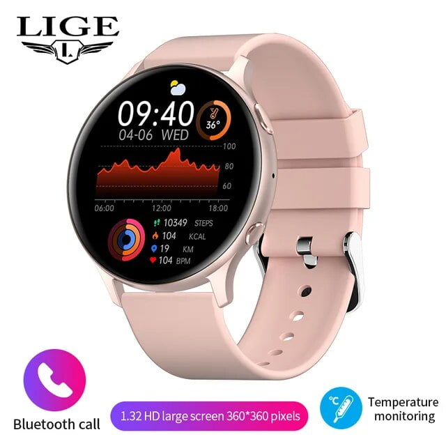 2023 New Bluetooth Call Smart Watch Women Men 1.32 AMOLED 360 360 HD Pixel Display Smartwatch Ladies Woman Fro Xiaomi Huawei