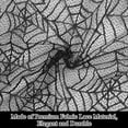 thumbnail image 4 of THOPBPRK Halloween Round Lace Tablecloth, Black Spiderweb Design Table Cover for Party Decor, Gothic Style Polyester Dining Tablecloth for Holiday Home Decoration, 4 of 6