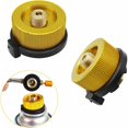 thumbnail image 1 of Adaptador de botella de Gas para acampada, cabezal de conversión de Gas, Conector de boquilla, válvula de estufa de Gas, adaptador de recipiente de butano, tornillo, 2 uds., 1 of 5