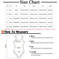 thumbnail image 2 of Birdeem Women Sexy Solid with Chest Pad without Underwire Bikini Deep V One-Piece Swimsuit, 2 of 12