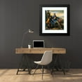 thumbnail image 4 of Julius Schnorr Von Carolsfeld 20x21 Black Modern Framed Museum Art Print Titled - The Flight into Egypt (1828), 4 of 5