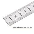 thumbnail image 4 of Unique Bargains Stainless Steel Ruler, 40' Metal Rulers 0.75' Wide Metric Graduation, 4 of 7