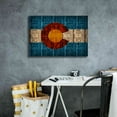 thumbnail image 4 of Epic Graffiti 'Colorado State Flag License Plates' by Design Turnpike, Giclee Canvas Wall Art, 26"x18", 4 of 8
