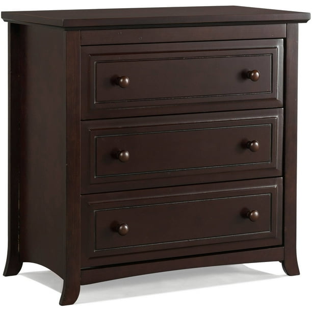 Graco Kendall 3 Drawer Dresser Chest Espresso Walmart Com