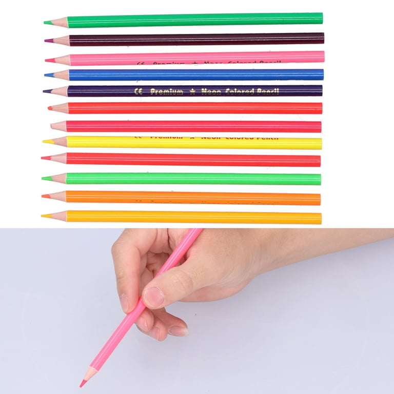 12Pcs Colored Pencils, 17.5cm Oil Based Colour Pencil Crayons, Oily Colored  Colouring Pencils For Art Projects As Adult Relaxation Or Children's  Coloring Books 