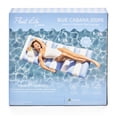 thumbnail image 5 of (2 pack) Float Life by FUNBOY Blue & White Striped Palm Pool Float Lounger, Oversized Design, Adults or kids Ages 8+, 5 of 10
