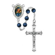 Mcvan R921F 7 mm Our Lady of Sorrows Boxed Rosary, Blue