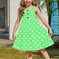 thumbnail image 5 of Moocorvic Girls Dresses Spaghetti Strap Button Down Sleeveless Summer Casual Sundress A-line Dress with Pockets, 5 of 9
