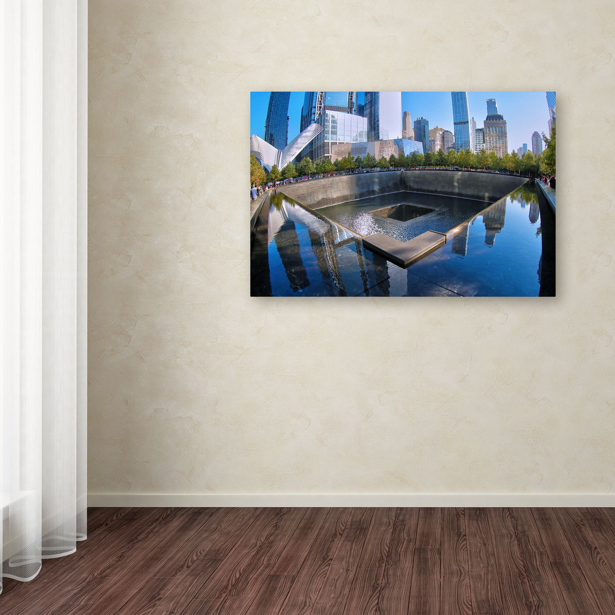Trademark Fine Art "911 Memorial" Canvas Art by CATeyes
