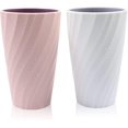 thumbnail image 1 of Pack Unbreakable, Soft And Durable Bathroom Tumbler, Bathroom Toothbrush Tumbler (white And Pink), 1 of 5