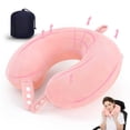thumbnail image 2 of Almohada de viaje Almohada cervical de espuma viscoelástica para avión Almohada cómoda para dormir y descansar en tren o coche, 2 of 7