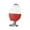 red, variant on Lipstore Automatic Candy Dispenser Machine Cereal Dispenser Countertop Dry Food Dispenser red