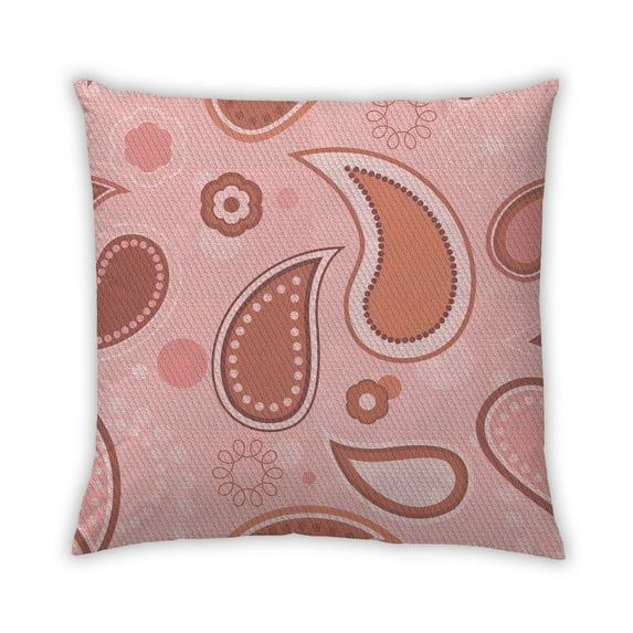 Ahgly Company Outdoor Square Contemporary Throw Pillow, 18 inch by 18 inch