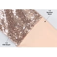 thumbnail image 3 of Your Chair Covers - 10 Pack Stretch Spandex Glitz Sequin Bands Blush, 3 of 3
