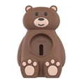 thumbnail image 1 of Soporte de cargador inalámbrico de oso de silicona para Samsung Galaxy Watch4/4 Classic (marrón), 1 of 4