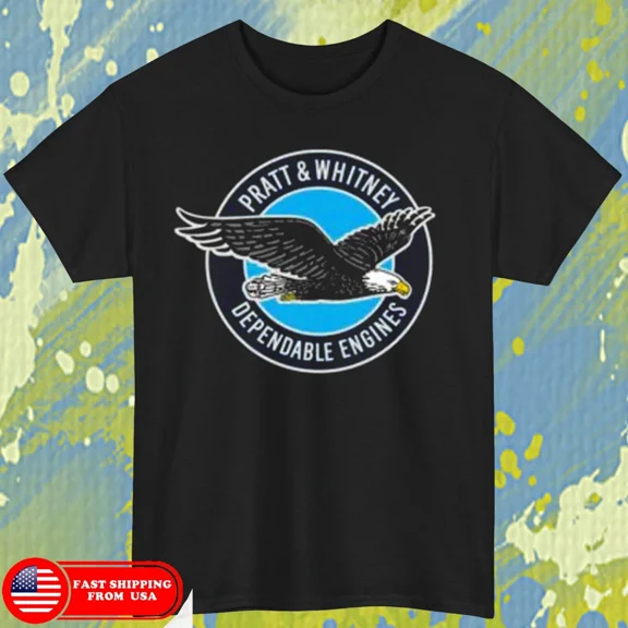 Pratt & Whitney Logo size L tshirt