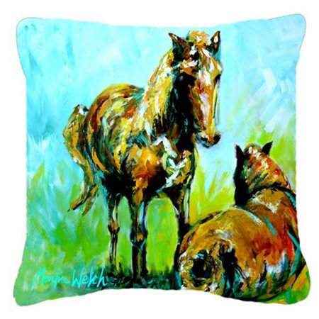 Carolines Treasures Mw1126pw1818 Horse Grazin Canvas Fabric