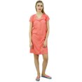 thumbnail image 6 of Bimba Womens Peach Long Shirt Getting Ready Buttondown Night Sleepdress-22, 6 of 8
