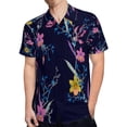 thumbnail image 4 of High Quality Hawaiian Shirts for Men Short Sleeve Aloha Beach Shirt Floral Summer Casual Button Down Shirts Blouses CPC6ZR, 4 of 7