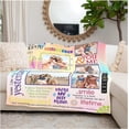 thumbnail image 3 of Best Mom Ever Custom Blanket with 5 Photos Personalized Picture Blanket Customized Gifts for Mom Grandma for Birthday Mother's Day Christmas, 15 Colors Available, 32"x48" Blankets, 3 of 5