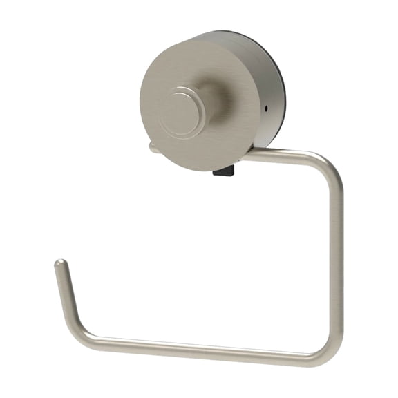 Better Homes & Gardens StyleGripâ„¢ Suction Mount Towel Ring w/Hook, Satin Nickel