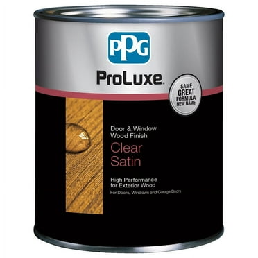 qt ProLuxe SIK48078 Natural Door & Window Exterior High Performance Wood Finish, Clear Satin