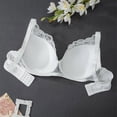 thumbnail image 6 of enyan Womans Bra Comfortable Seamless Full Coverage Bra for Women Wireless Bras with Soft Support Regular Size White,L, 6 of 7