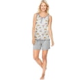 thumbnail image 2 of Ultimate™ Women's Henley Tank/Shorts Sleep Set 28998, 2 of 2