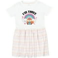 thumbnail image 3 of Inktastic 3rd Birthday Party Girl Fox Girls Toddler Dress, 3 of 5