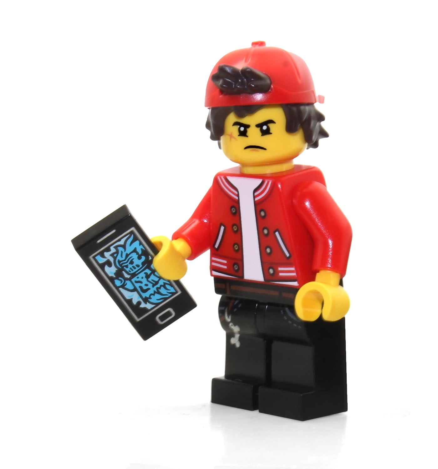 LEGO Hidden Side Minifigure Jack Davids Red Jacket Backwards