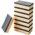 thumbnail image 1 of GOOHOCHY 8 estropajos multiusos antiarañazos para limpiar platos, utensilios de cocina, esponja antiadherente para cocina y baño (negro), 1 of 8