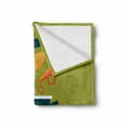 thumbnail image 2 of Vegetable Art Soft Flannel Fleece Throw Blanket, Vegetarian Soup with Ingredients Cooking Pot Diet Heath Well Being Theme, Cozy Plush for Indoor and Outdoor Use, 70" x 90", Multicolor, by Ambesonne, 2 of 6