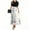 04# White, variant on UoCefik Women'S Maxi Dresses Elegant Floral Summer Dress Wrap Short Sleeve Sundress Party Flowy Wedding Guest Dresses Wine S