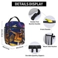 thumbnail image 4 of Wall-E Lunch Bag Reusable Lunch Tote Bag Insulated Portable Lunch Box For College Work Office Picnic 10x8x4 Inch, 4 of 9