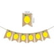 thumbnail image 4 of Banderín de arpillera con temática de limón de verano, banderines colgantes, decoración, guirnalda, suministros de decoración para fiestas (B), 4 of 5