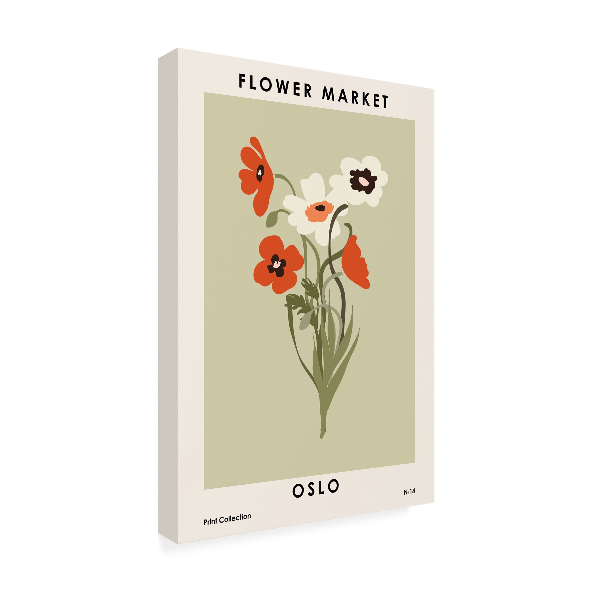 NKTN 'Flower Market Oslo' Canvas Art