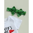 thumbnail image 6 of Daddy's Future Golfing Buddy Cute Baby Boy Girl Golf Outfit 6M 12M 18M 24M Funny Letter Bodysuit Golf Shorts Set 3 Pcs Clothes, 6 of 8