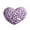 purple, variant on Valentine Leopard Heart Plush Toy, Soft Heart-Shaped Stuffed Pillow Gift for Couples, Anniversary & Romantic Surprises