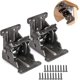 thumbnail image 1 of Bisagra para muebles YONGSHENG juego de 2 soportes plegables Bisagras autoblocantes bronce 68*63*54mm, 1 of 5