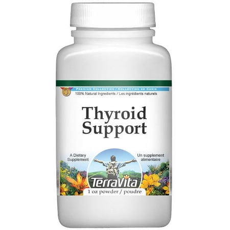 TerraVita Thyroid Support Powder - Bugleweed  Motherwort and Lemon Balm  (1 oz