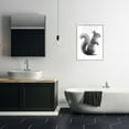 thumbnail image 3 of Stupell Industries Squirrel Bathroom Splash Animals & Insects Painting White Framed Art Print Wall Art, 24 x 30, 3 of 9