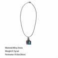 thumbnail image 2 of [Collier Motif Western Turquoise Étiquette Taureau] Pendentif Exagéré Unique, 2 of 5