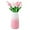 Pink, variant on Flower Vase - Pink Ceramic Home Decor Vases，8 Inch Large Vases for Modern Centerpieces, Cylinder for Dining Table Decor