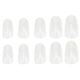 thumbnail image 1 of 1 bolsa / 600 piezas de pegatinas de manicura uñas postizas cubierta completa piezas adhesivas pegatinas de uñas postizas parches de uñas (color natural), 1 of 8