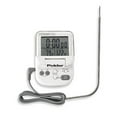 Polder THM36290 Digital InOven Probe Thermometer/Timer, White