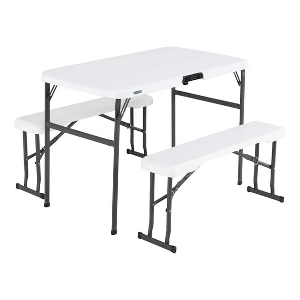 Mesa De Picnic De 1.06m Con 2 Bancas Lifetime
